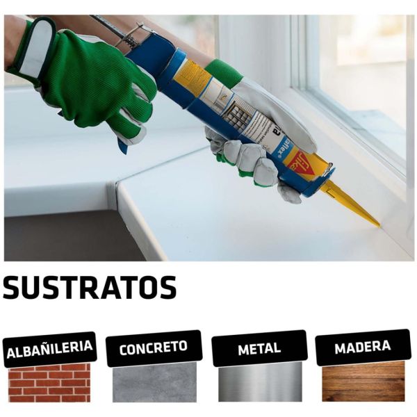Sellador Sikaflex 1a Poliuretano 300 Ml Sika - Imagen 5