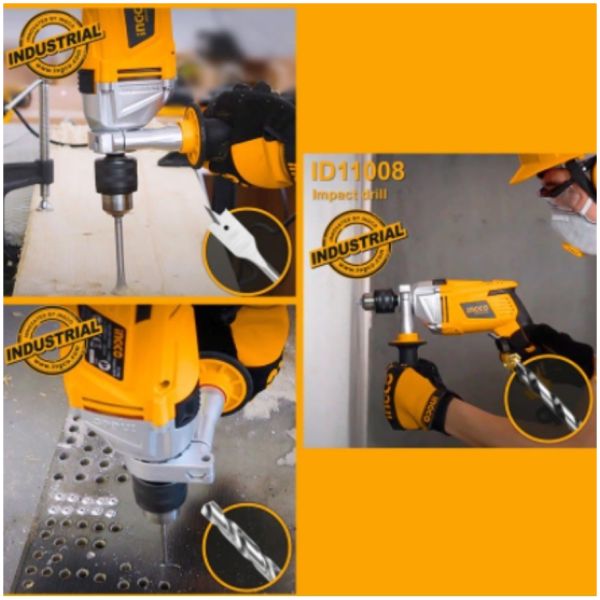 Taladro 13mm Ingco Id11008 Percutor 1100w - Imagen 4