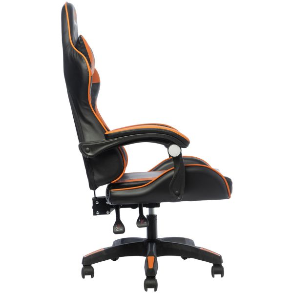 Sillón Gamer Pro Lusqtoff Sgl120-9 Negro Con Naranja - Imagen 3
