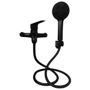 Monocomando Bañera Ducha Negro C/t Wico - Ferreteria Chaplin
