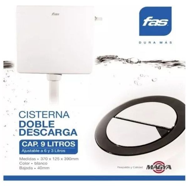 Cisterna Exterior Fas Magya 9 Lts - Ferreteria Chaplin