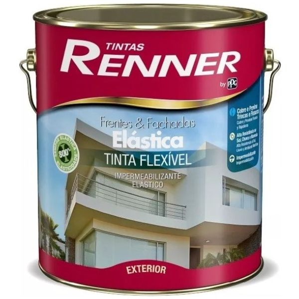 Impermeabilizante Exterior Renner P/frentes Y Fachadas 3.6lt