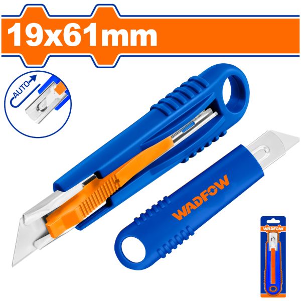 Trincheta Retractil 19x61mm 140mm Wadfow Wrsuk19 - Imagen 2