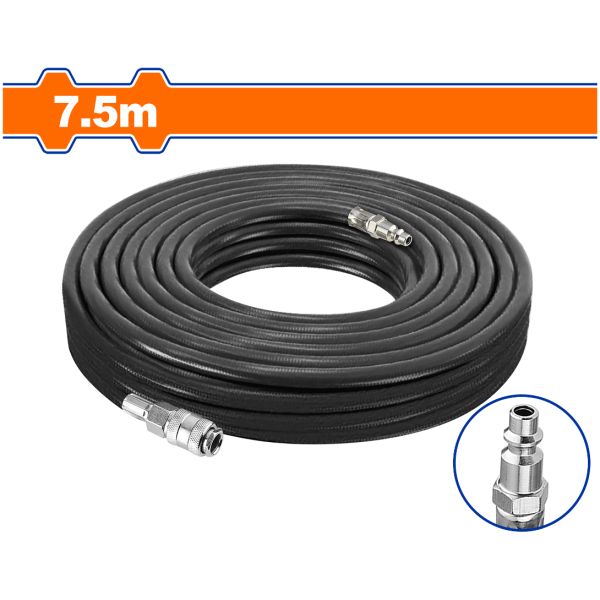 Manguera Goma Para Compresor 7.5m 1/4 Npt Wadfow Uwqg2e07 - Imagen 2