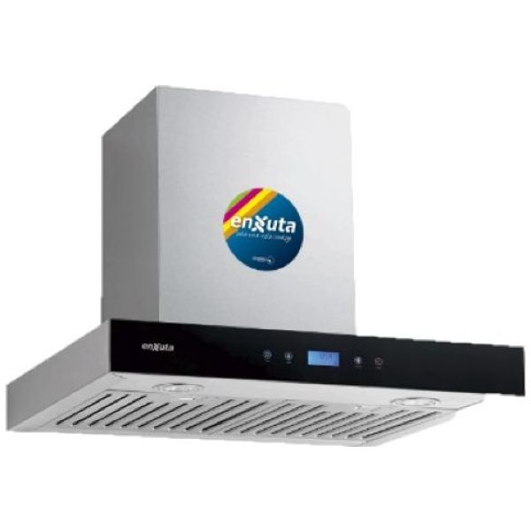 Campana Extractora Enxuta Digital Inox Vidrio Cssenx126