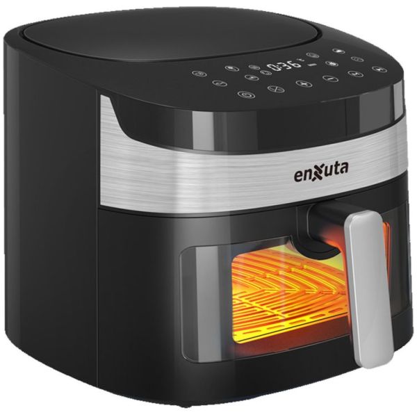 Freidora Sin Aceite Con Visor 6.5 Lts Enxuta 1800w