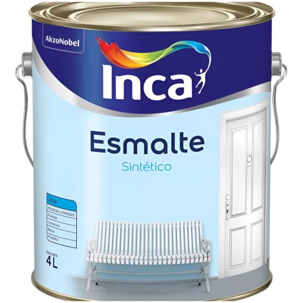 Esmalte Sintetico Inca Blanco 4lt