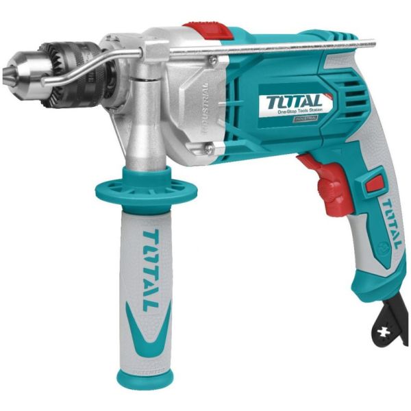 Taladro Percutor Total 1010w - Mandril 13mm - Industrial