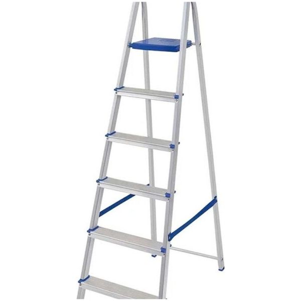 Escalera De Aluminio 6 Escalones Mor5104-ferreteria Chaplin