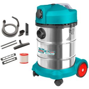 Aspiradora Seco - Húmedo Total, Acero 1400w 30l - Industrial