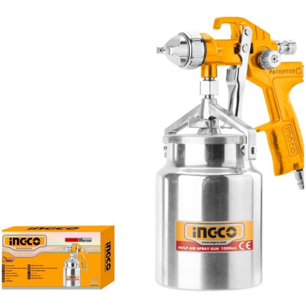 Pistola De Pintar De Alta Con Tanque 1000cc Ingco Asg2101
