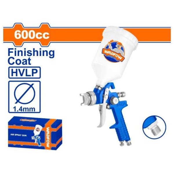 Pistola De Pintar Neumatica 600cc Hvlp Wadfow Wga1506 - Imagen 2
