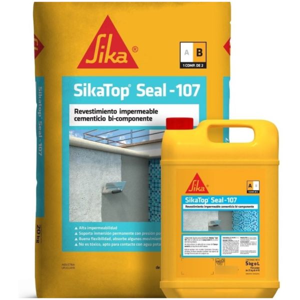 Revestimiento Cementicio Sikatop Seal 107 X 25 Kg- Chaplin