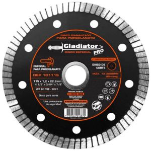 Disco Para Porcelanato 115mm 115 X 22.2mm Gladiator Pro