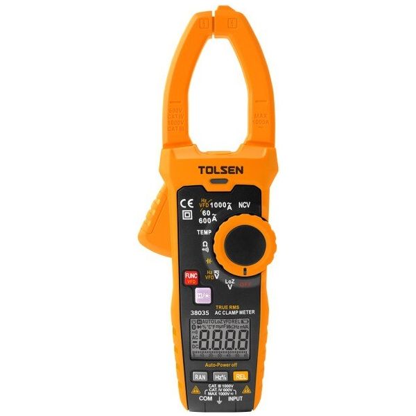 Pinza Amperimétrica Industrial Tolsen 38035 Pro