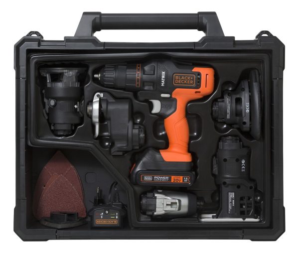 Set De Herramientas Black + Decker 6 En 1 Matrix 20v Litio - Imagen 9