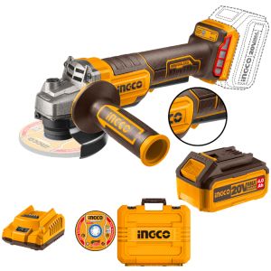 Amoladora A Bateria 20v P20s 4 1/2 Brushless Con Interrupto