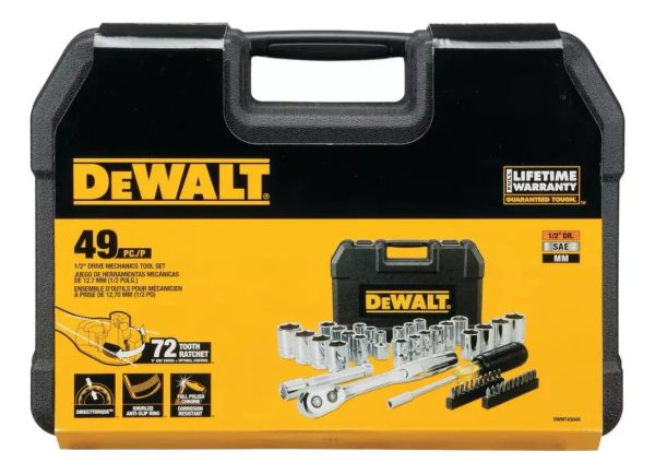 Set Tubos Y Puntas Herramientas Dewalt Dwmt45049 49 Piezas - Imagen 4