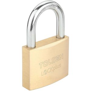 Candado De Bronce Y Acero Reforzado Tolsen 30mm - 55113