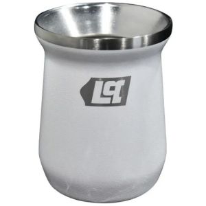 Mate De Acero Inoxidable 300ml Lusqtoff Blanco (mod Matlb-9
