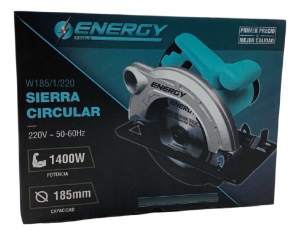 Sierra Circular 1400w 185mm Energy - Imagen 5