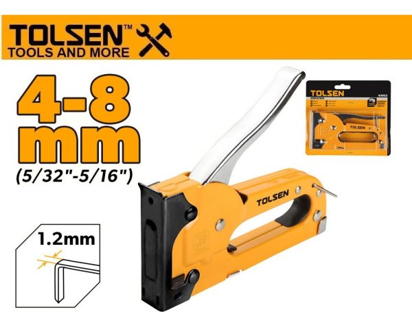 Engrapadora Uso Profesional Tolsen Tapicería 4 A 8mm - 43022 - Imagen 2