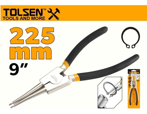 Pinza Seguro Externo Recto 9 PuLG Tolsen 10088 - Imagen 2