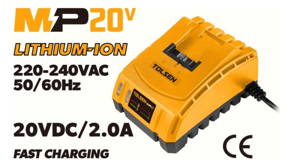 Cortacerco Batería 20 Volt + Batería + Cargador Tolsen - Imagen 3