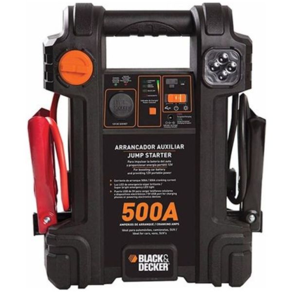 Arrancador Auxiliar Black + Decker C/compresor 500a 12v Usb