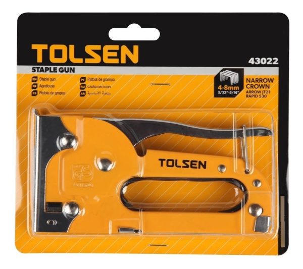 Engrapadora Uso Profesional Tolsen Tapicería 4 A 8mm - 43022 - Imagen 4