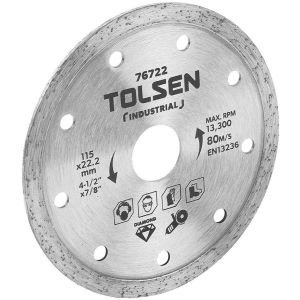 Disco Corte Diamantado Continuo 4 1/2'' Indust. Tolsen 76722