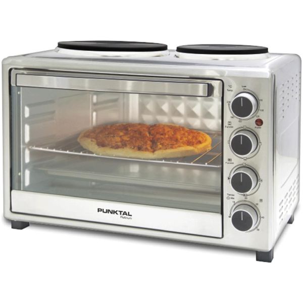 Horno Eléctrico Punktal Con Disco 36 Lts 1500w Inox