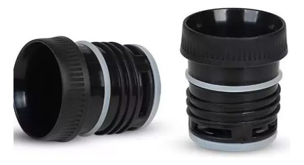 Termo Matero Acero Inox Lusqtoff Tl1-9b Tapón Cebador Blanco - Imagen 3