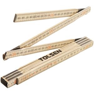 Metro Plegable Carpintero De Madera Tolsen 2 M - 35046