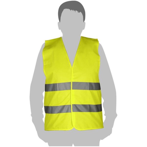 Chaleco Reflectivo Seguridad Amarillo Bdas Tolsen Xxxl 45095