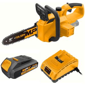 Electrosierra Batería 250 Mm Tolsen 20 Volt Cargador+bateria