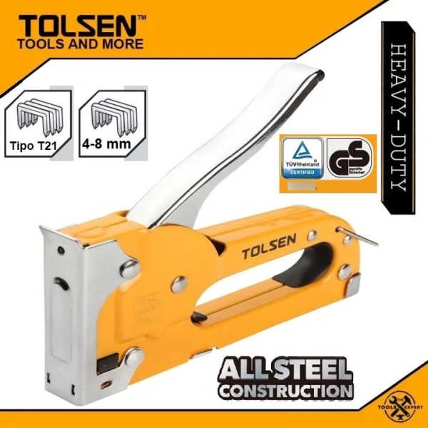 Engrapadora Uso Profesional Tolsen Tapicería 4 A 8mm - 43022 - Imagen 3
