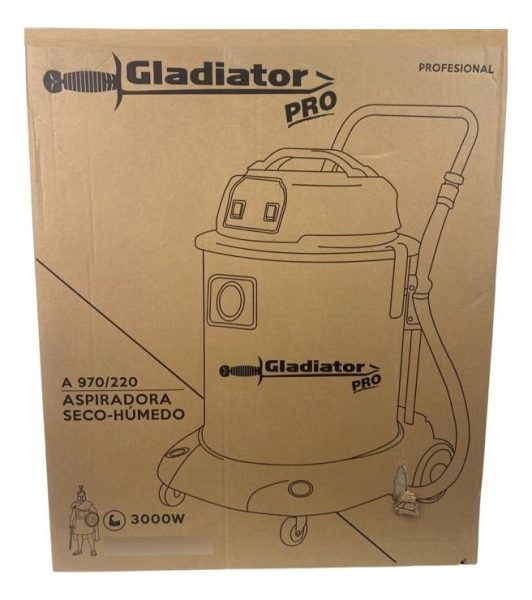 Aspiradora Seco-humedo 70l -2 Motores De 1500w Gladiator Pro - Imagen 6