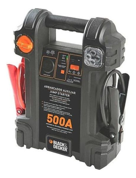 Arrancador Auxiliar Black + Decker C/compresor 500a 12v Usb - Imagen 3