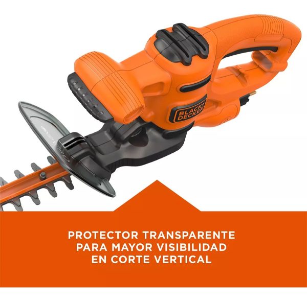 Cortacercos Black + Decker 420w Espada 46cm. C/tijera Podar - Imagen 3