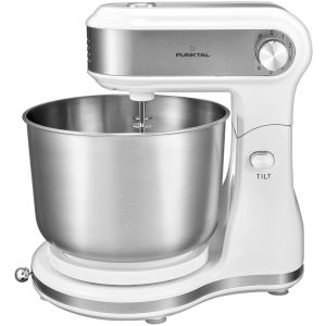 Batidora Punktal Con Bowl 300w 6 Velocidades.5 Lts Inox Blan