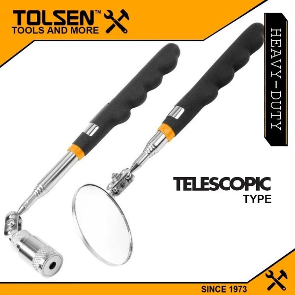 Juego Inspección Telescópica Espejo Agarrador Tolsen 66005 - Imagen 2