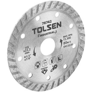 Disco De Corte Diamantado Turbo 9'' Industrial Tolsen 76747
