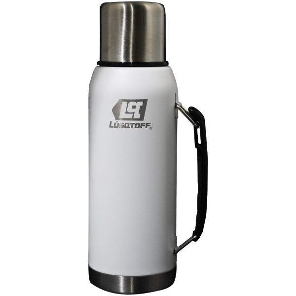 Termo Matero Acero Inox Lusqtoff Tl1-9b Tapón Cebador Blanco