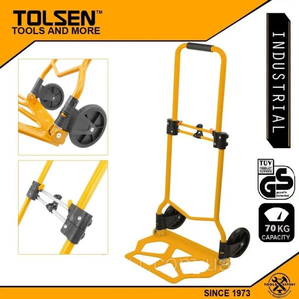 Carro De Mano Plegable 70 Kg. Tolsen - 62600 - Imagen 2