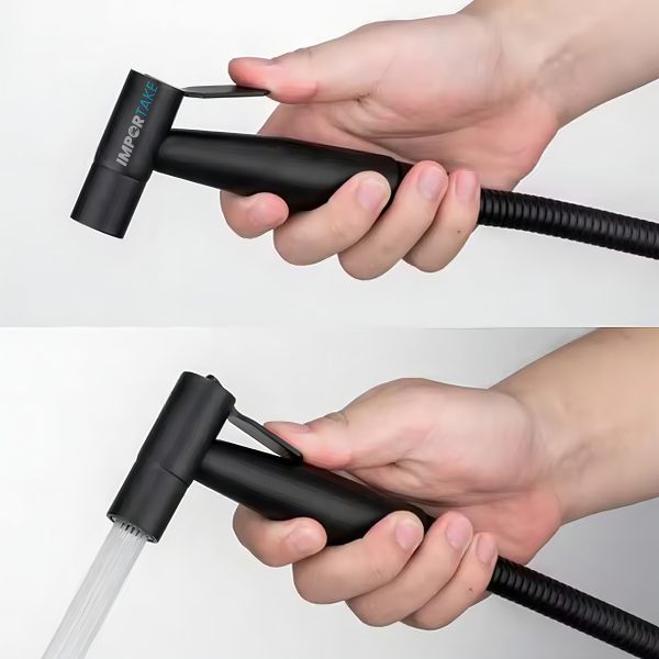 Ducha Higiénica Negra Mate | Ducha Íntima Negra De Lujo - Imagen 3