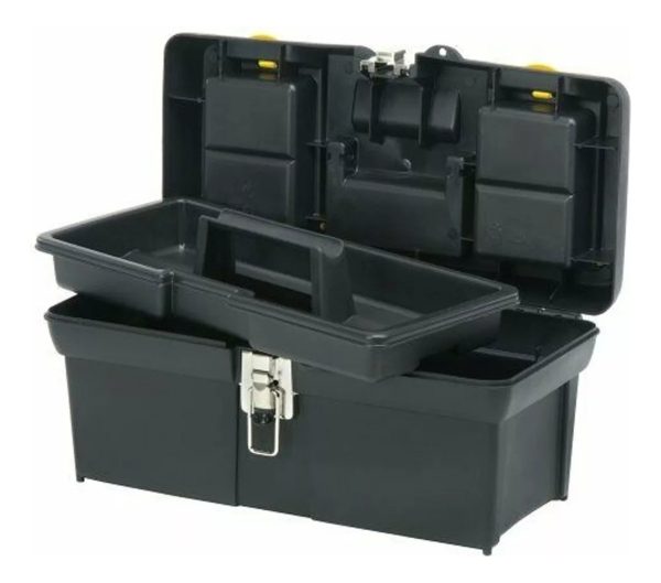 Caja De Herramientas Stanley 16013 Plástico 16 Cierre Metal - Imagen 6