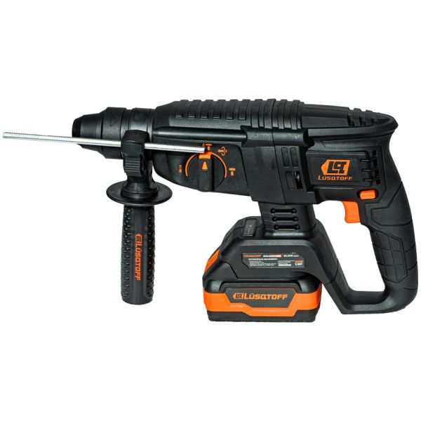 Rotomartillo Inalámbrico 18v Lusqtoff Rml4000-9bk 2 Baterías