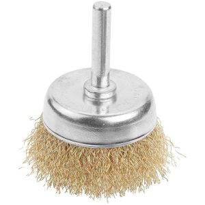 Cepillo Copa Taladro Industrial Bronceado 75mm Tolsen 77550