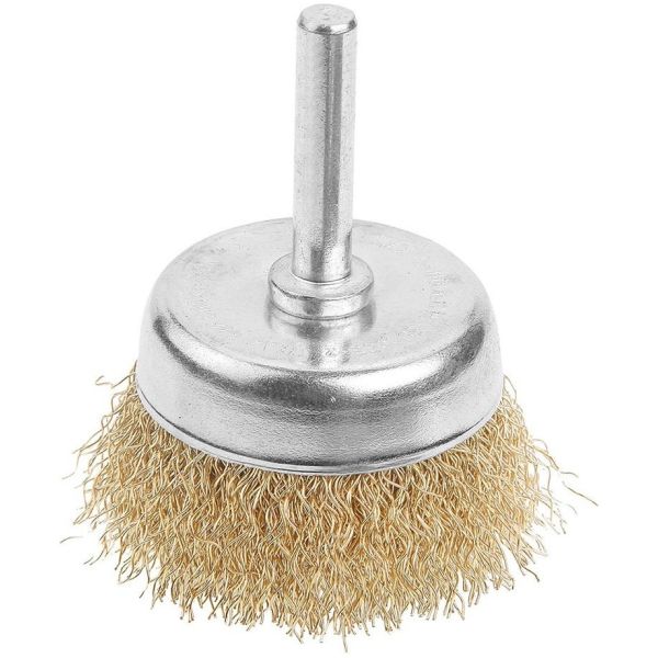 Cepillo Copa Taladro Industrial Bronceado 75mm Tolsen 77550